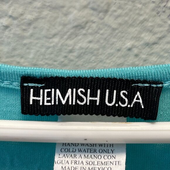 Heimish USA Aqua Tiered tank tunic  Sleeveless Top  Plus Size nwot - Picture 3 of 5